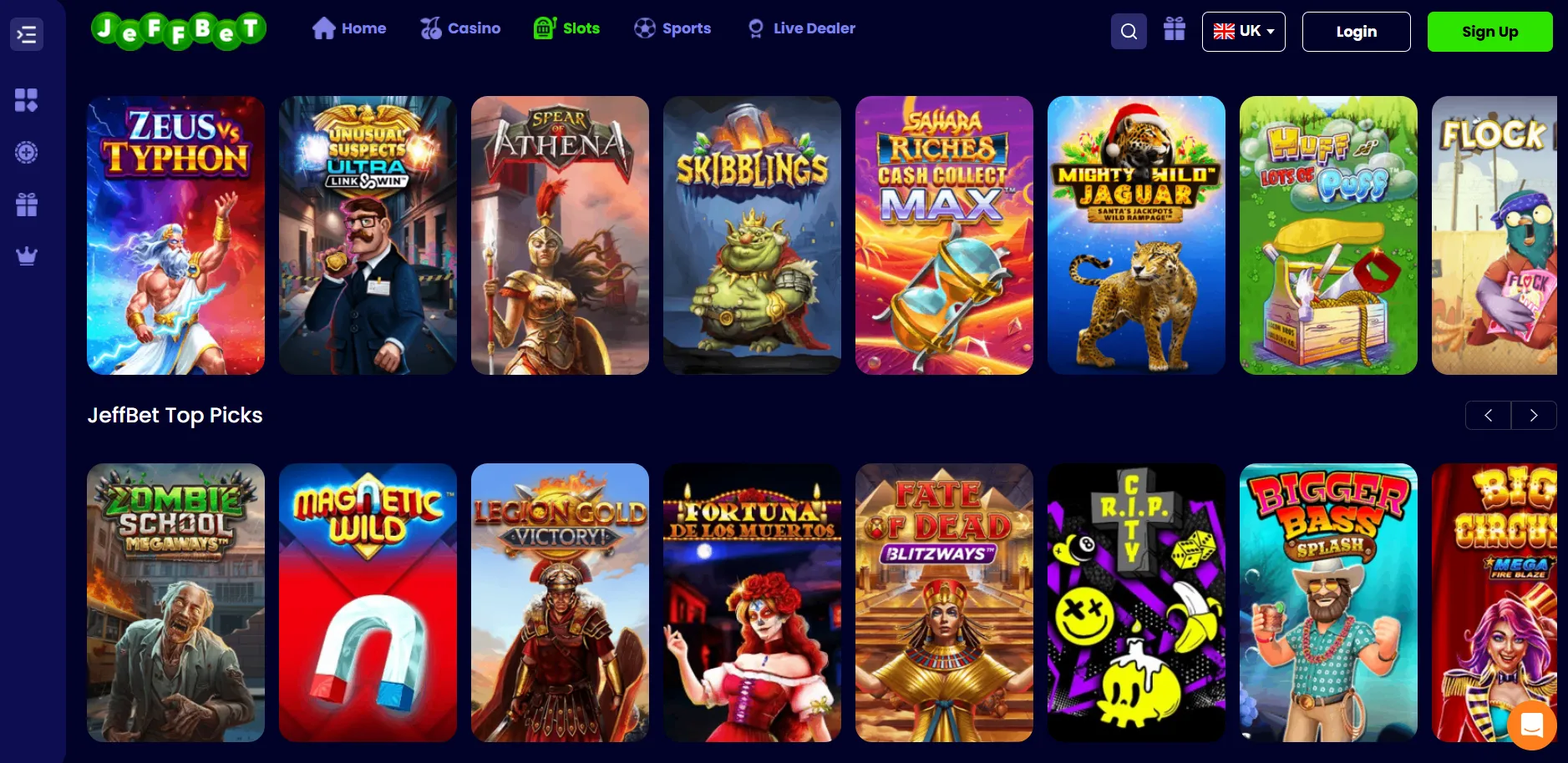 Step 4: Start playing slots and games